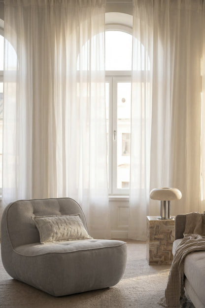 Farson Lounge Chair – Light Beige – room setting