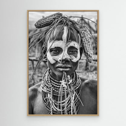 A Woman of the Karo Tribe (Omo Valley-Ethiopia). by Joxe Inazio Kuesta Garmendia