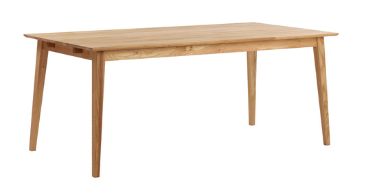 FILIPPA Oak Dining Table 180CM/230CM/280CM – Oak / 180CM Standard table