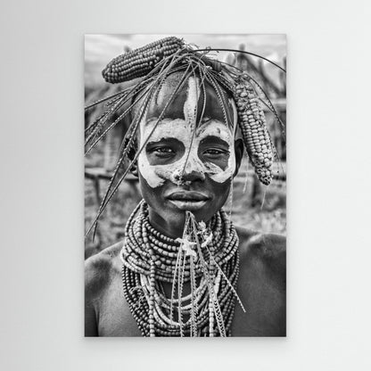 A Woman of the Karo Tribe (Omo Valley-Ethiopia). by Joxe Inazio Kuesta Garmendia