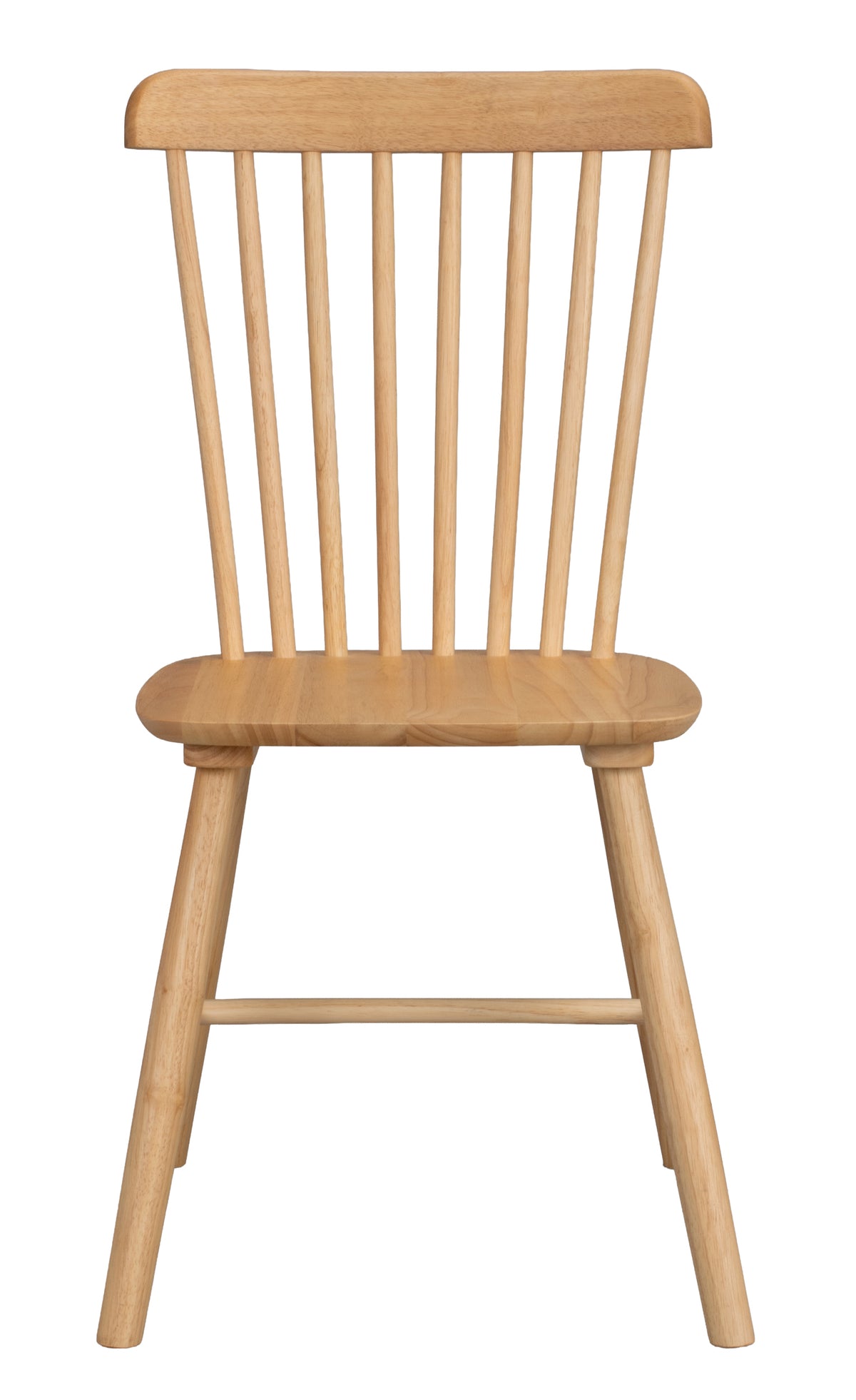 Foxford Spindle-Back Dining Chair (Set of 2) – Oak-Coloured