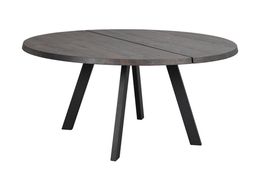 FRED Round Dark Brown Oak Table 160CM