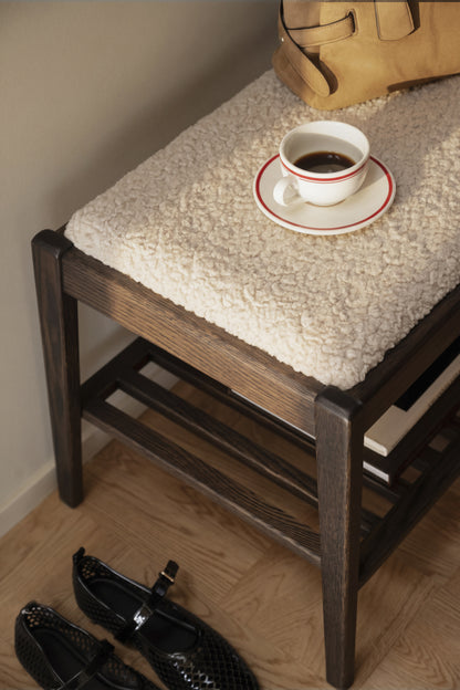 Garrick Bench with Shelf