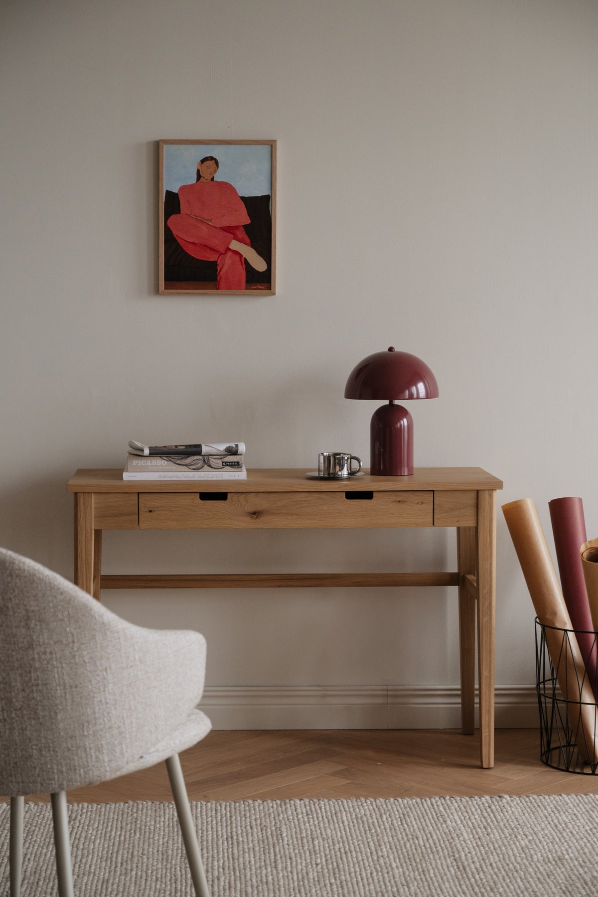 Garrison Console Table with Drawer – room setting