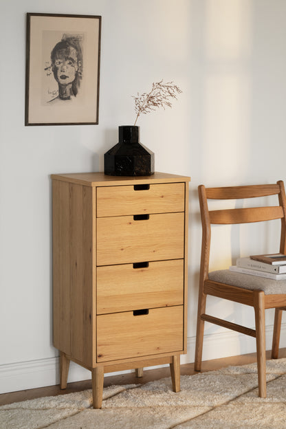 Garrison Tall Chest of 4 Drawers
