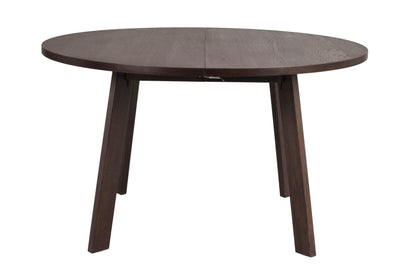 Glenside Round Extendable Dining Table Ø130 cm – Brown Oak