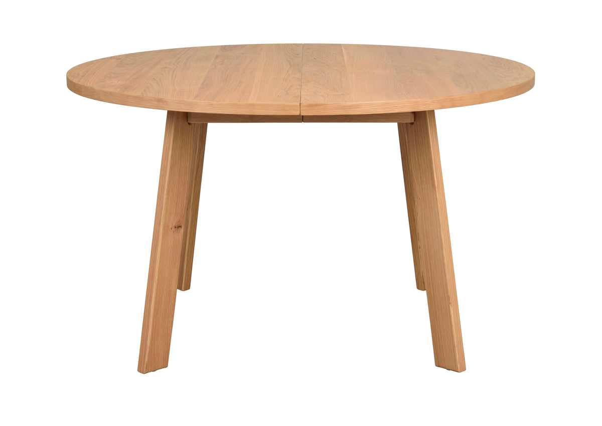 Glenside Round Extendable Dining Table Ø130 cm – Oak