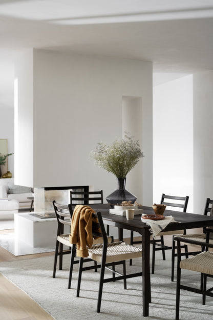 Harlan Dining Armchair with Woven Seat