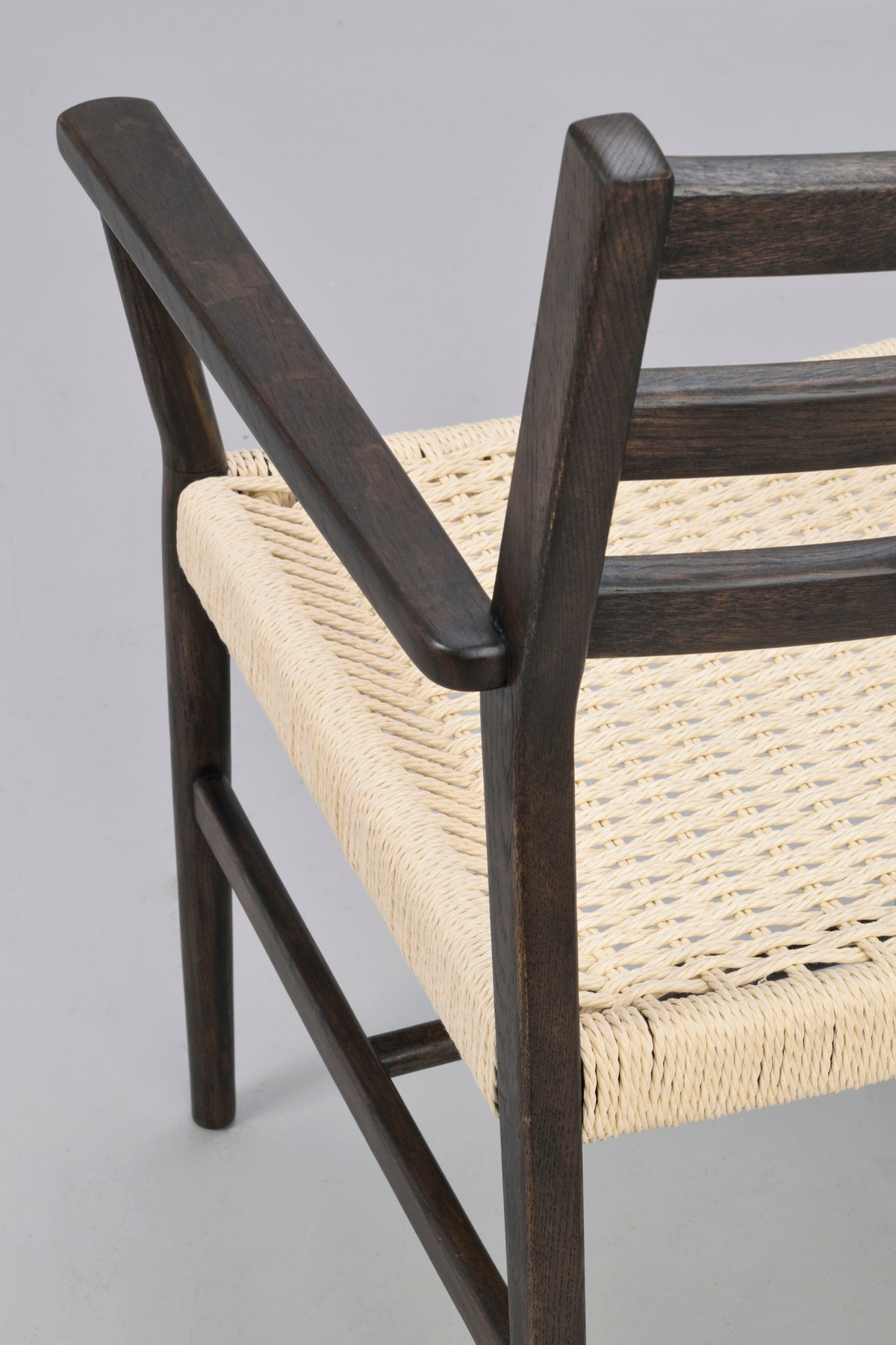 Harlan Dining Armchair with Woven Seat