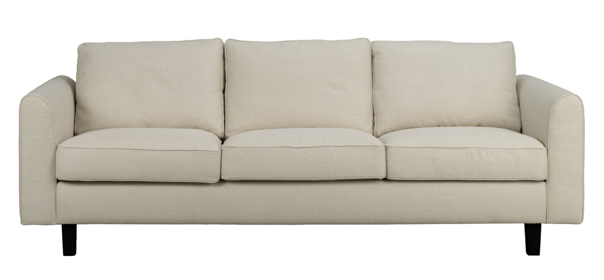 Irvine 3-Seater Sofa – Black Oak
