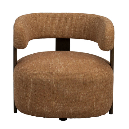 Jenison Lounge Chair – Amber / Brown Oak