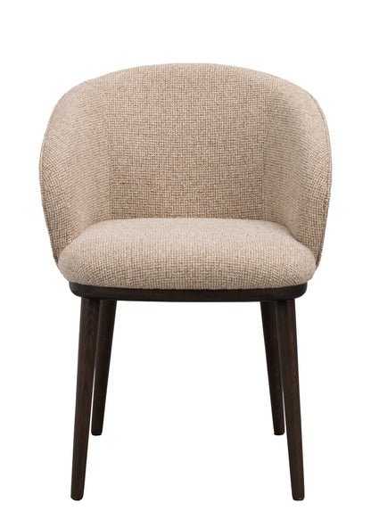 Judson Dining Armchair (Set of 2) – Medium Beige / Brown Oak