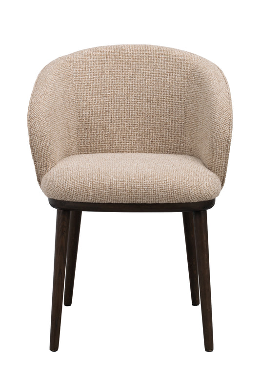 Judson Dining Armchair (Set of 2) – Medium Beige / Brown Oak