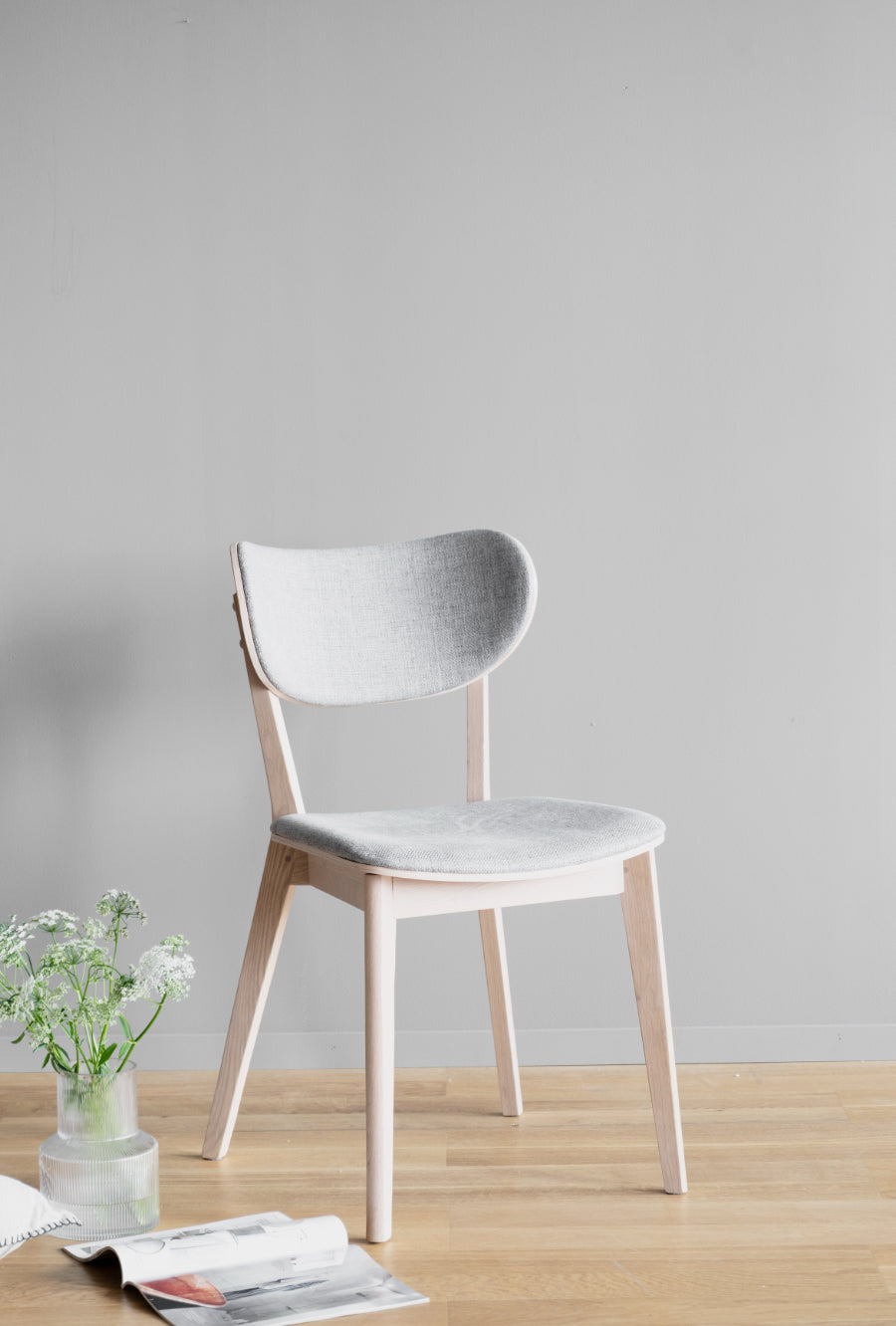 KATO Set of 2 Whitewashed Chairs