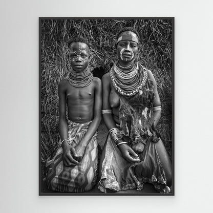 Two karo tribe girls (Omo Valley-Ethiopia) by Joxe Inazio Kuesta Garmendia