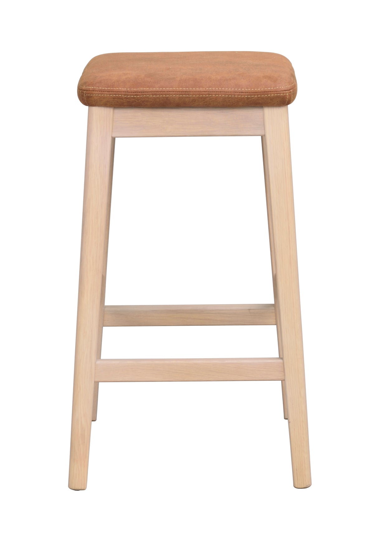 Livermore Bar Stool (Set of 2) – Whitewash Oak / Brown