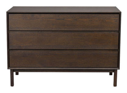 Mackay Chest of Drawers 110 cm – Brown Oak
