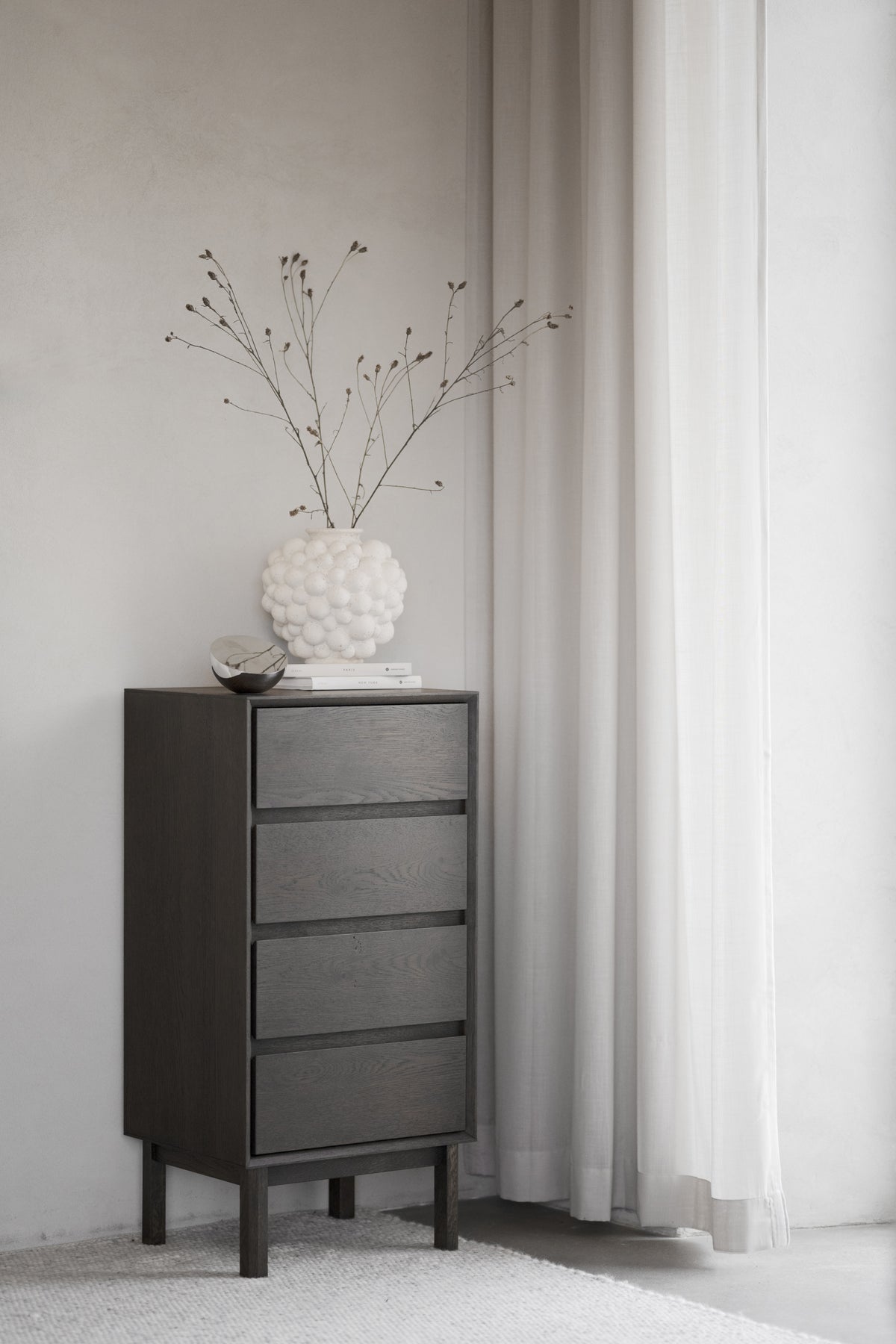 Mackay Tall Chest of Drawers 45 cm – room setting