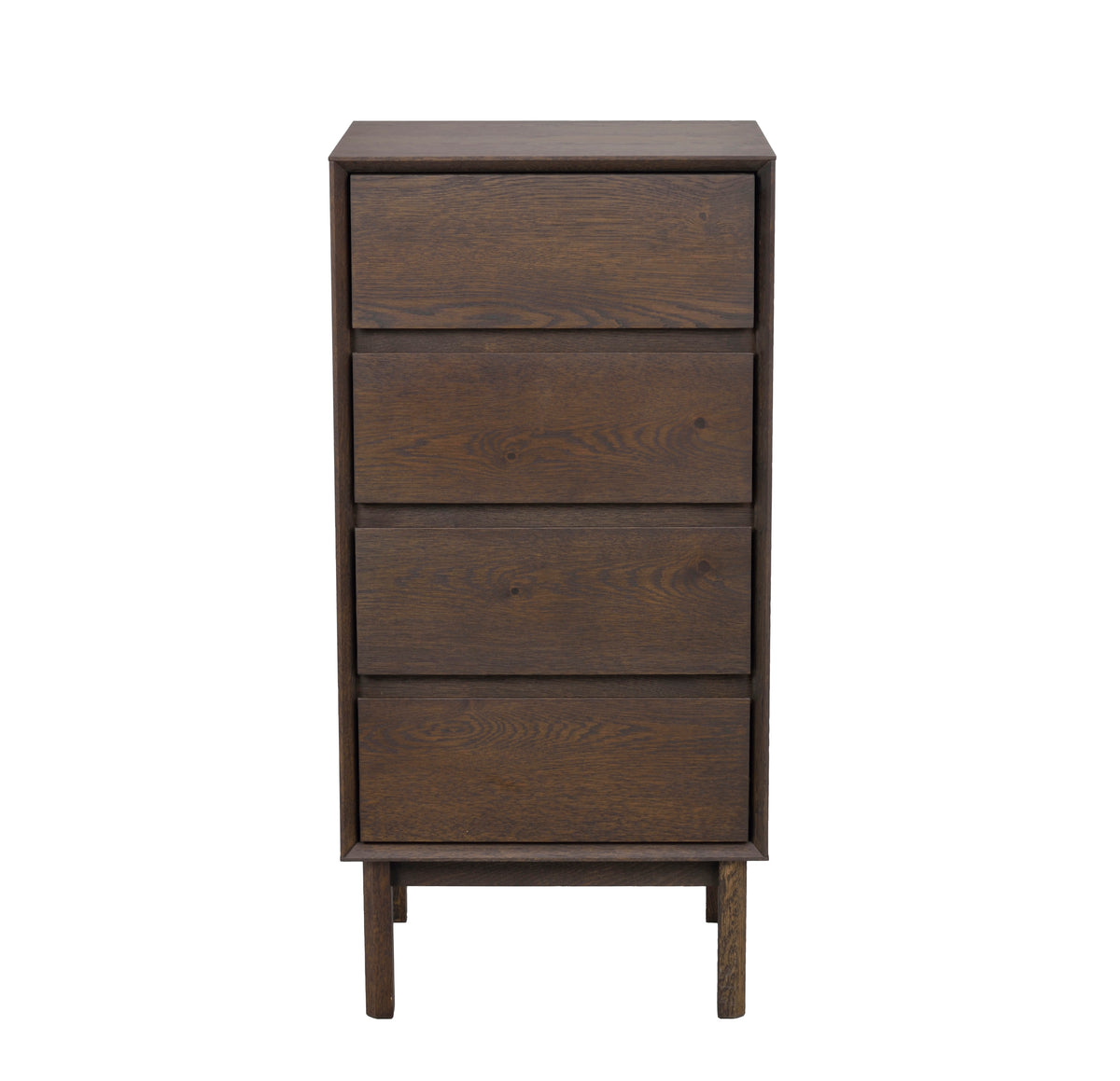 Mackay Tall Chest of Drawers 45 cm – Brown Oak