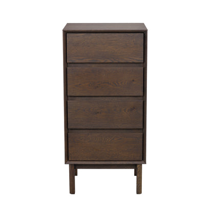 Mackay Tall Chest of Drawers 45 cm – Brown Oak