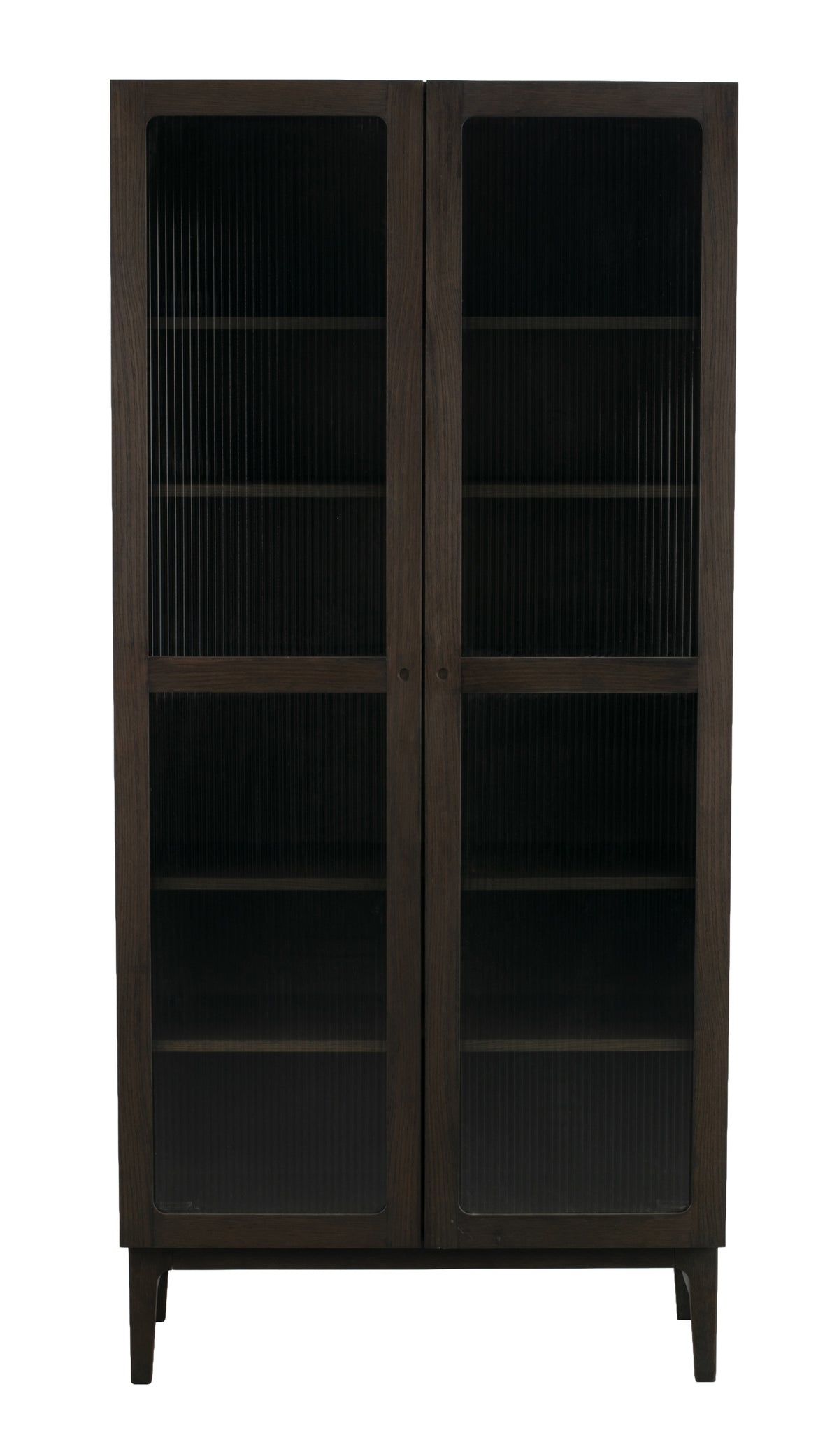 Meadowbrook Display Cabinet 95 x 203 cm – Brown Oak