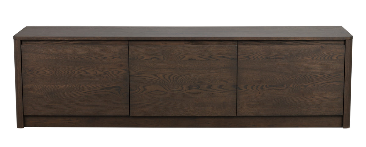 Melstone Low Sideboard 180 x 50 cm – Brown Oak