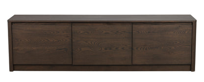 Melstone Low Sideboard 180 x 50 cm – Brown Oak