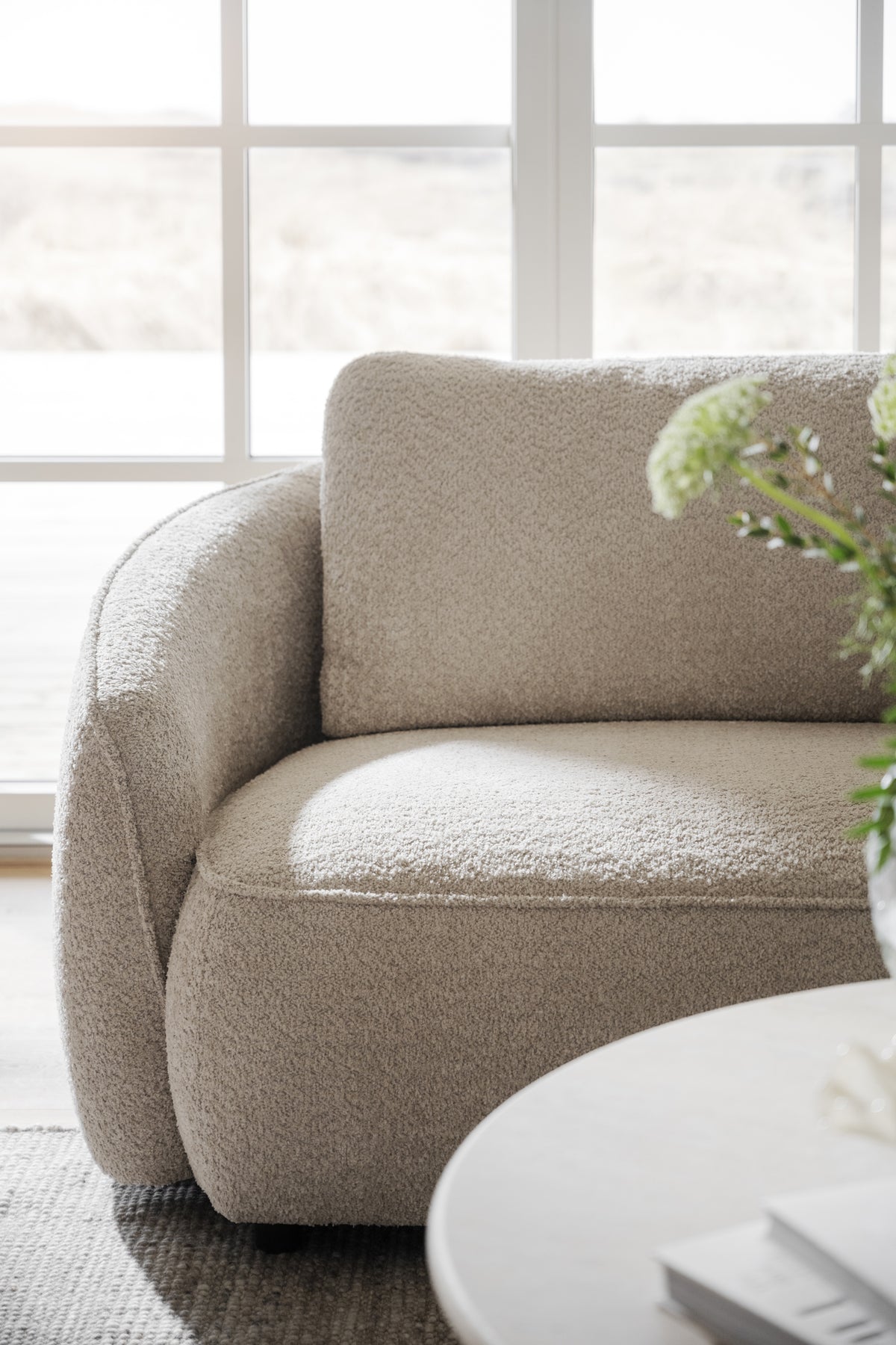 Norris 3-Seater Sofa – Light Beige