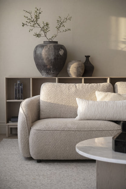 Norris Corner Sofa 2+3-Seater – Light Beige – room setting