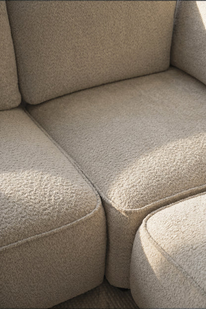 Norris Corner Sofa 2+4-Seater with Left Chaise – Light Beige