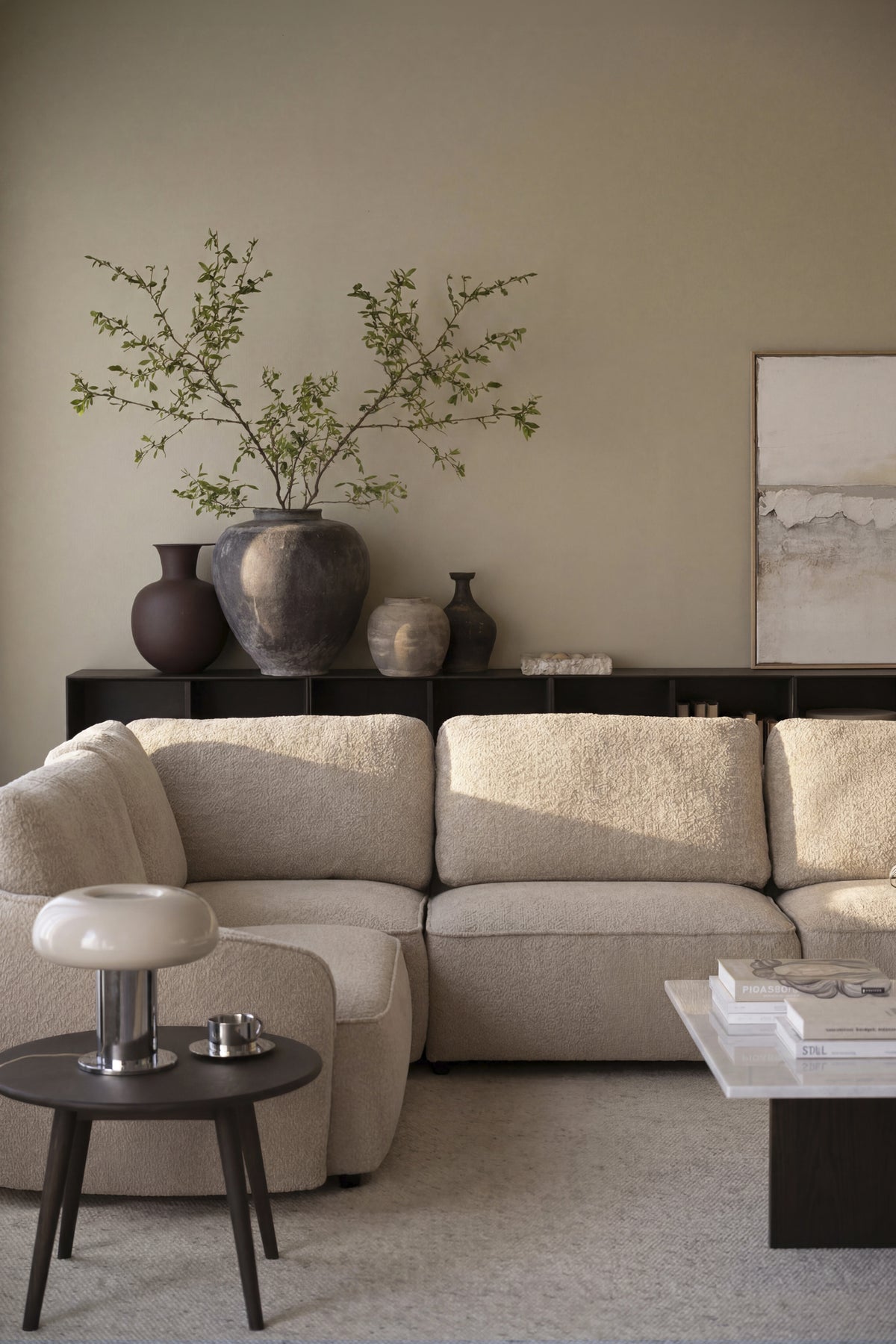 Norris Corner Sofa 2+4-Seater with Right Chaise – Light Beige