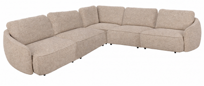Norris Corner Sofa 3+3-Seater – Light Beige
