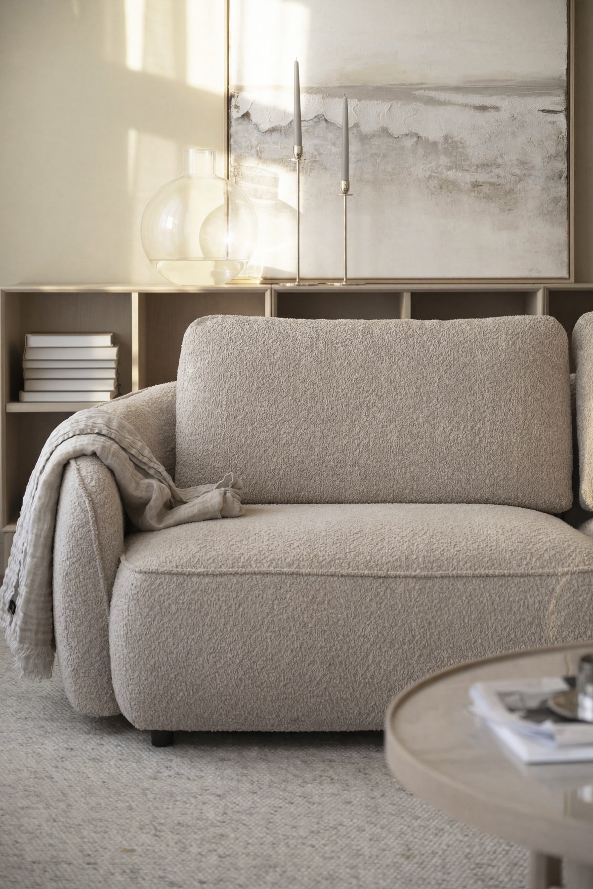 Norris Corner Sofa 3+3-Seater – Light Beige