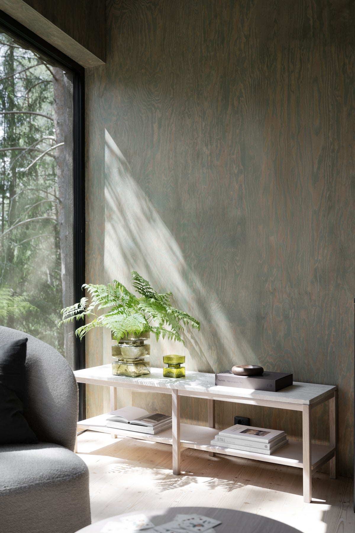 Orwel Travertine Low Console Table 140 x 40 cm