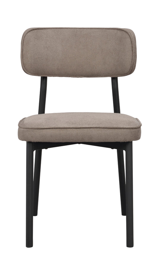 PAISLEY Set of 2 Chairs – Brown/Black
