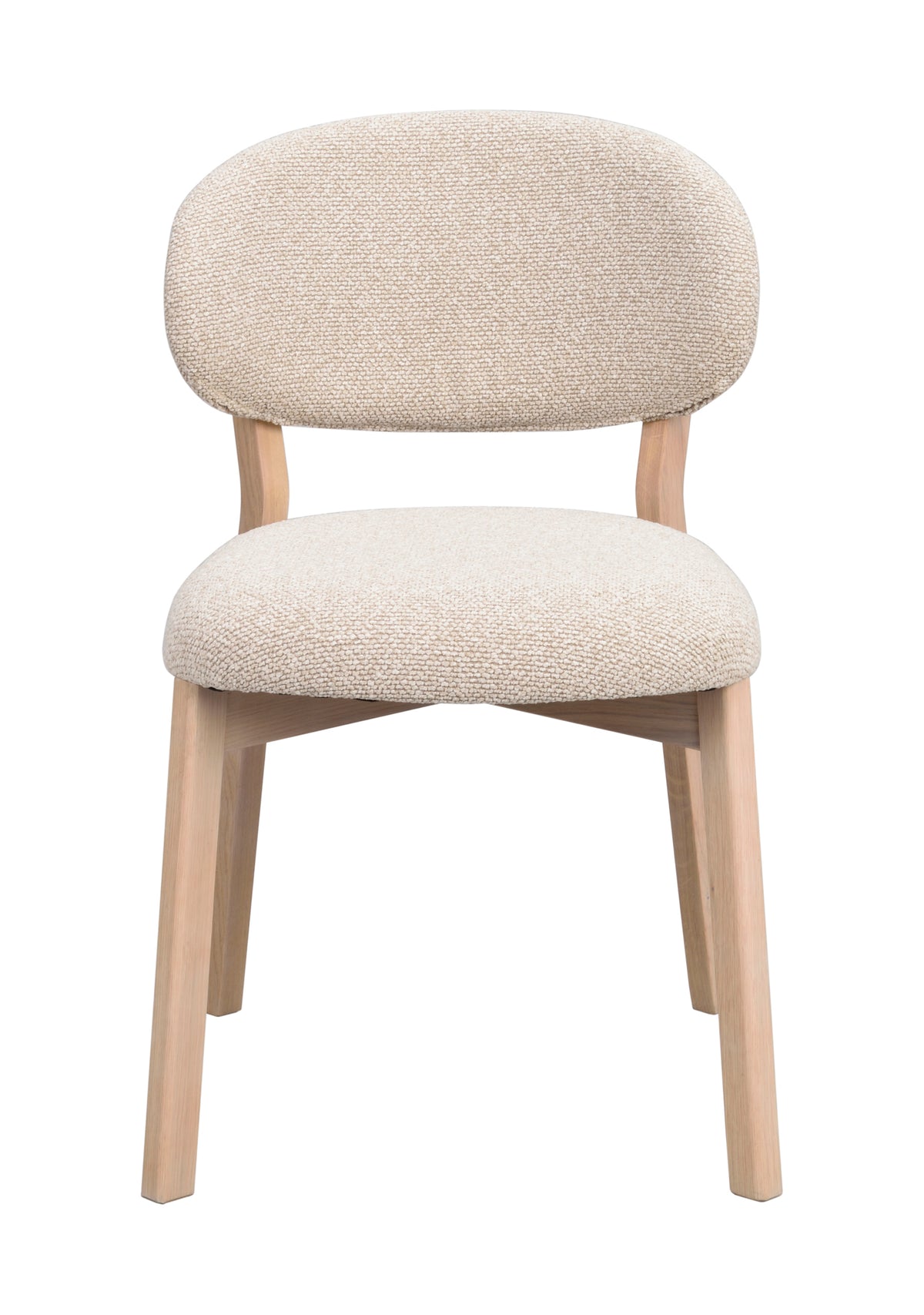 Patterson Dining Chair (Set of 2) – Whitewash Oak / Beige