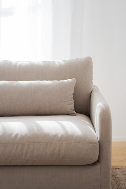 Peyton 3-Seater Sofa – Beige