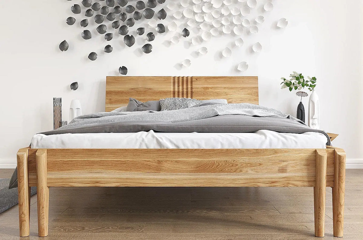 POZNAN Oak Bed