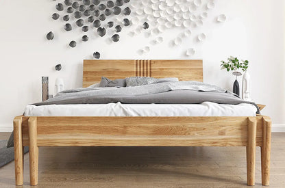 POZNAN Oak Bed