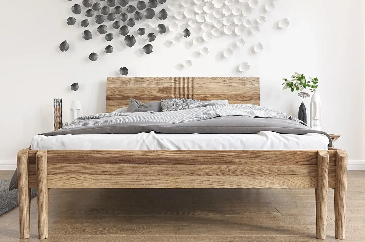 POZNAN Oak Bed