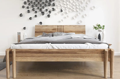 POZNAN Oak Bed