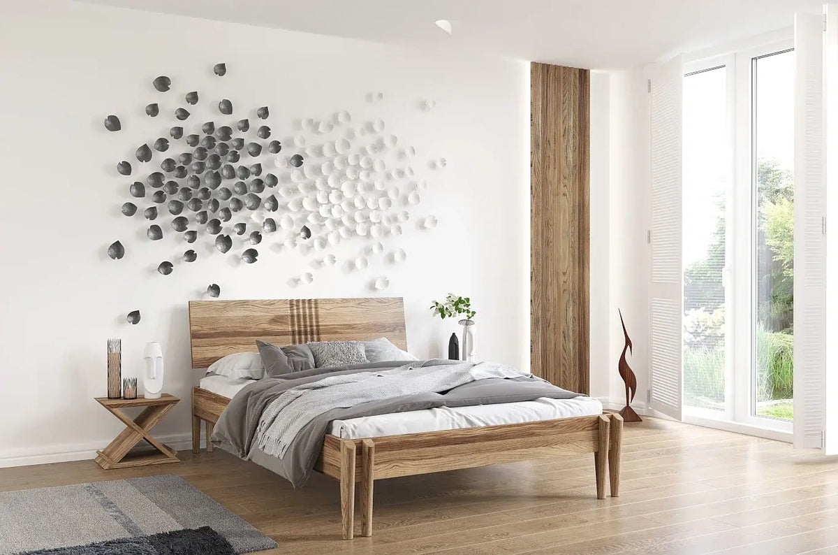 POZNAN Oak Bed