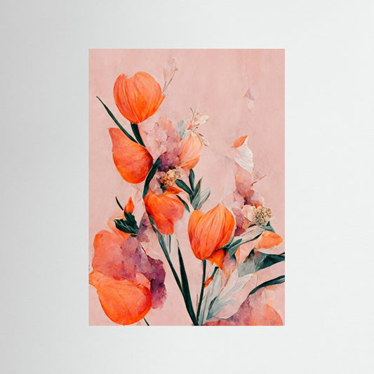 Orange Tulips by Treechild