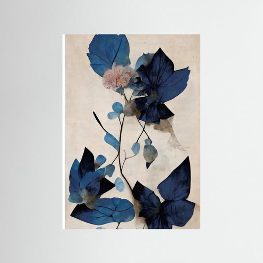 Blue Dry Flowers by Treechild