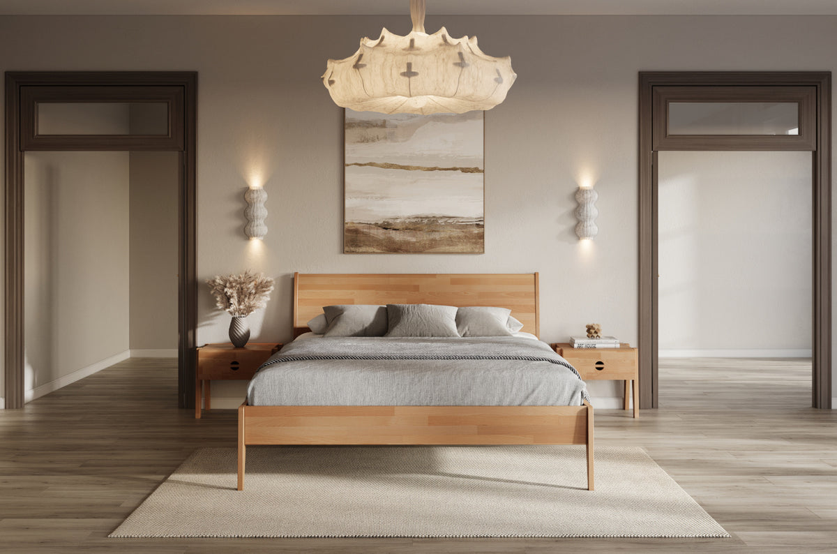 RADOM Beech Bedside Cabinet