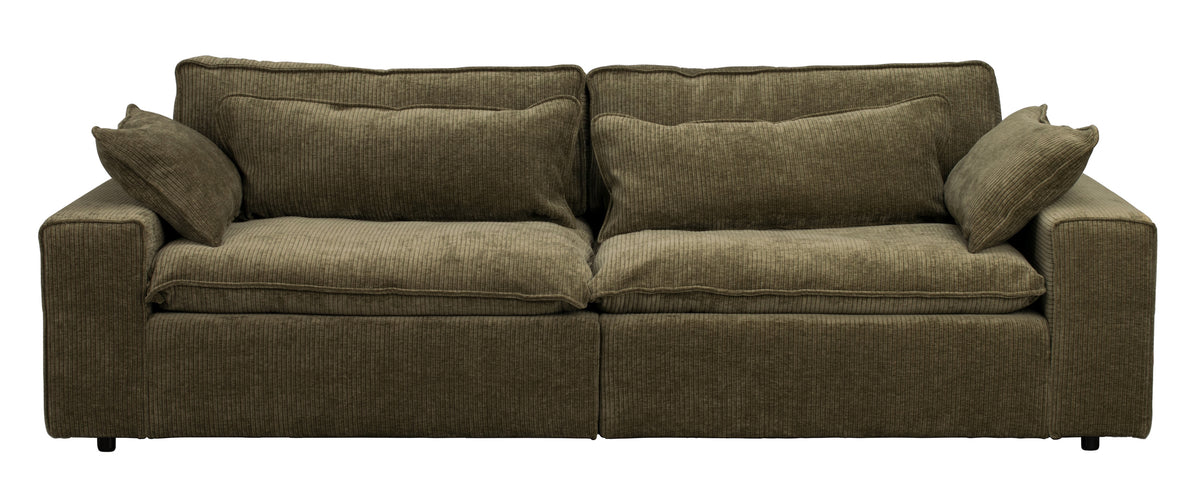 Rawlins Maxi 3-Seater Sofa – Green Corduroy