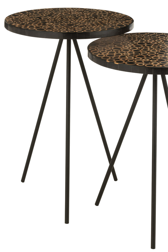 Rings Set of 2 Side Tables