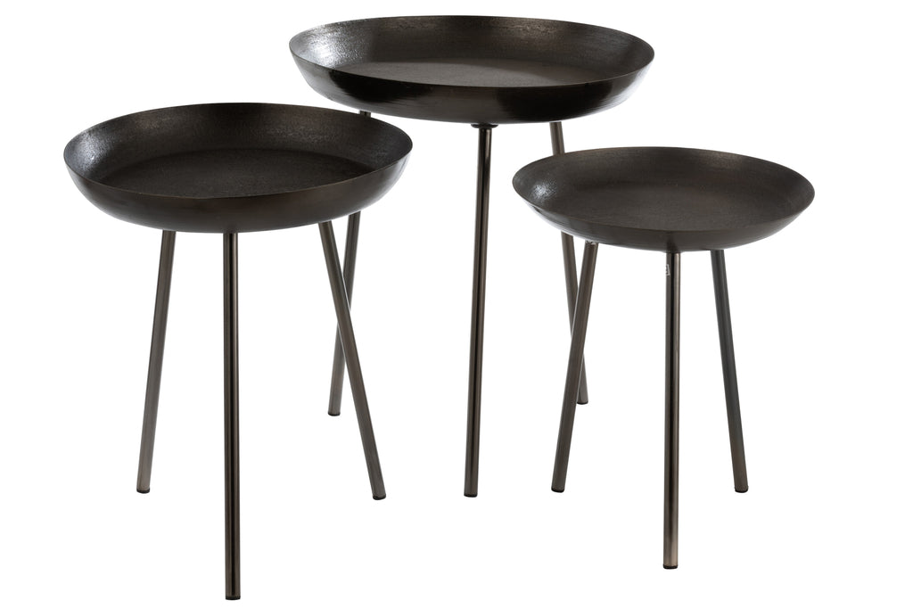 Tray Set of 3 Side Tables