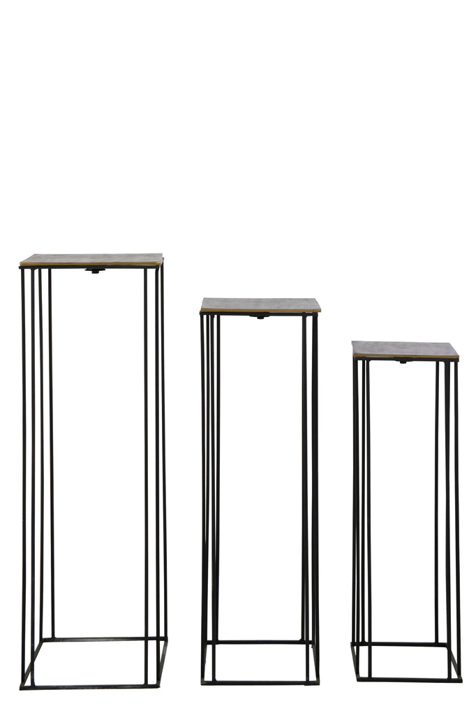 Set of 3 High Side Tables