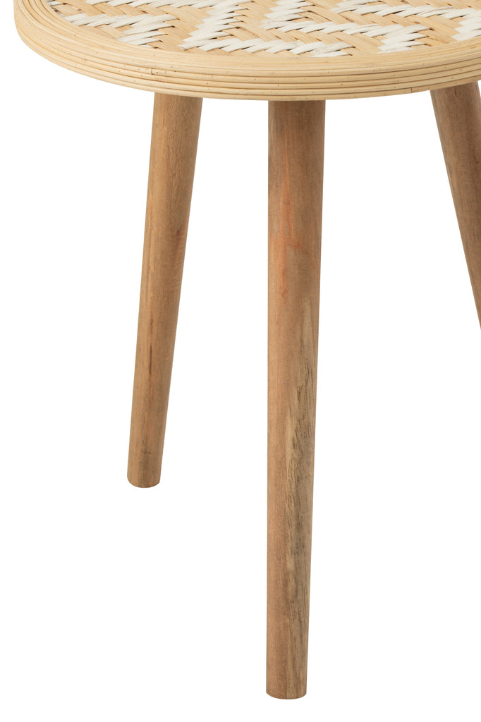 Patterns Set Of 3 Side Tables Bamboo